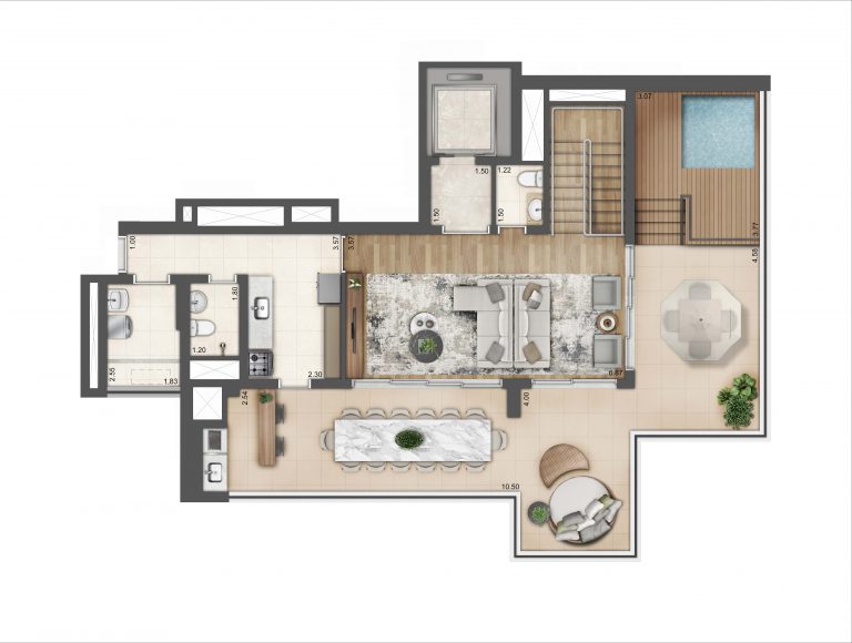 CHÁCARA KLABIN 123-144 M² 4 DORMS OU 3 SUÍTES 2 VAGAS