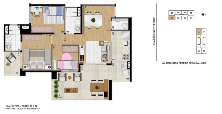 VILA ANASTÁCIO 62-79m² 2 A 3 DORMS 1 SUÍTE 1 A 2 VAGASvagas