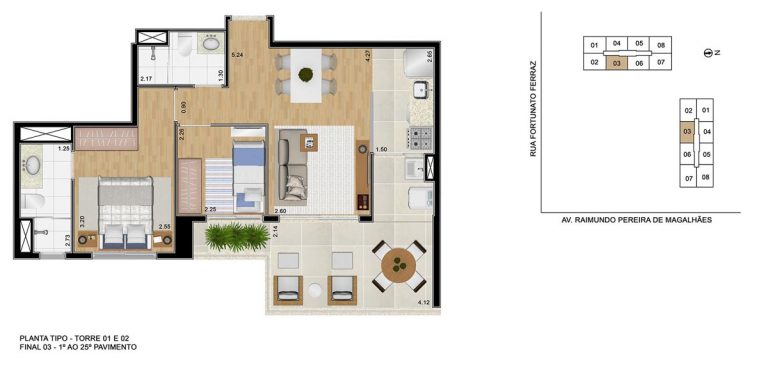 VILA ANASTÁCIO 62-79m² 2 A 3 DORMS 1 SUÍTE 1 A 2 VAGASvagas