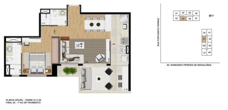 VILA ANASTÁCIO 62-79m² 2 A 3 DORMS 1 SUÍTE 1 A 2 VAGASvagas