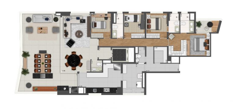 ALTO DA LAPA 218 M2 4 DORMS 4 A 6 VAGAS