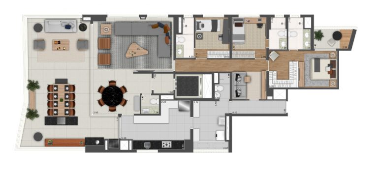 ALTO DA LAPA 218 M2 4 DORMS 4 A 6 VAGAS