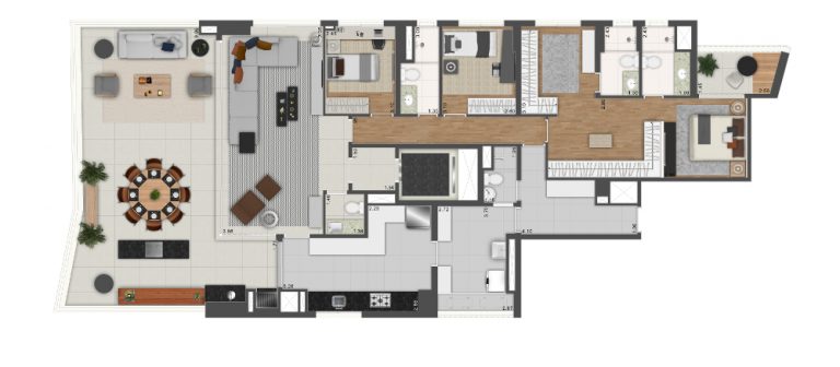 ALTO DA LAPA 218 M2 4 DORMS 4 A 6 VAGAS