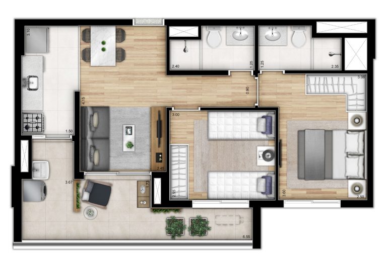 BELA VISTA 23-90 M2