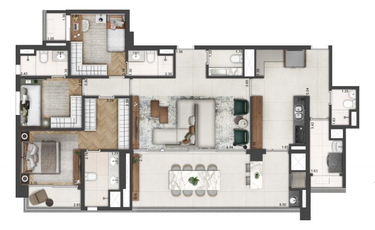 VILA MARIANA 145 M2 4 DORMITÓRIOS 2 VAGAS