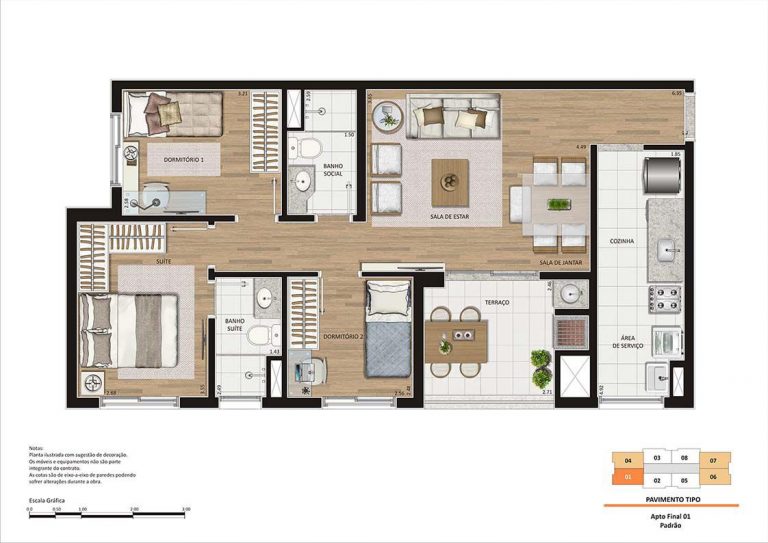 PENHA 60m² a 72m² 2 a 3 DORMITÓRIOS 1 A 2 VAGAS