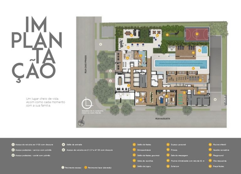 RUA AUGUSTA 67-76m² 2 A 3 DORMS 1 SUÍTE