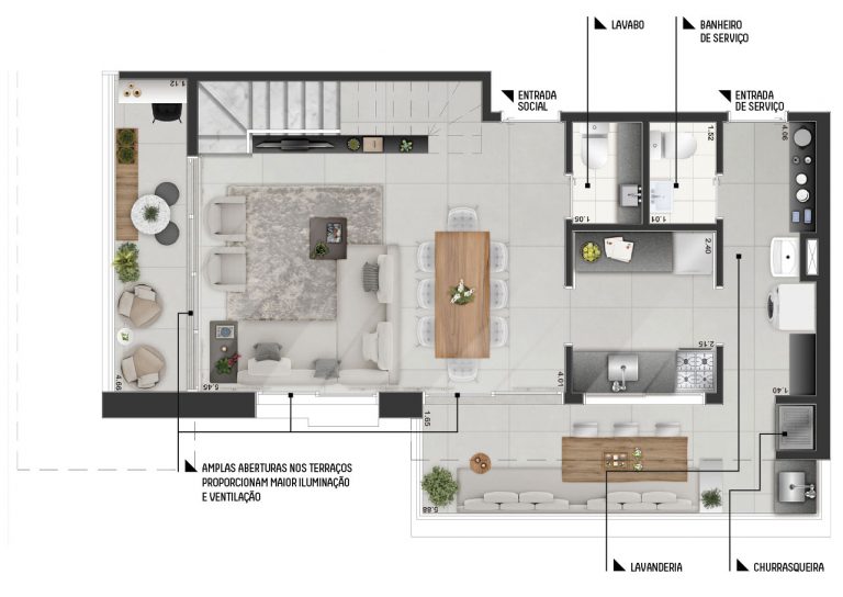 Moema 52-65 m² 1 suíte 1 vaga