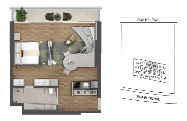 VILA OLÍMPIA 53-102 M²