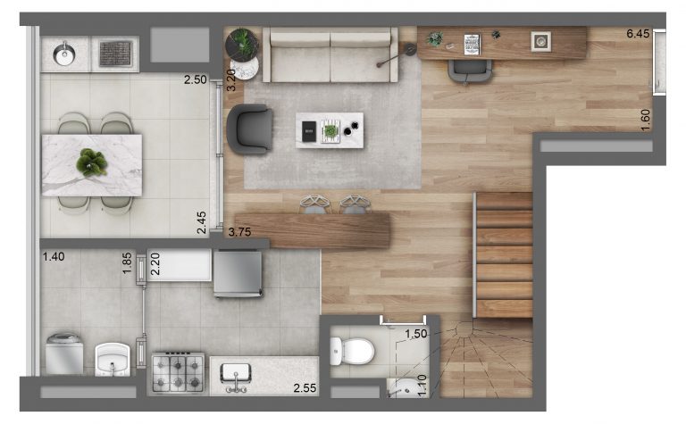 Perdizes 71 m² 2 DORMS C/SUÍTE