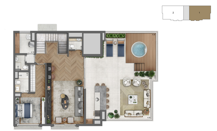 CAMPO BELO 166m² 3 DORMS 3 SUÍTES 2 OU 3 VAGAS