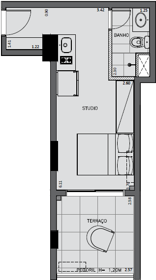 IPIRANGA 25-35m²