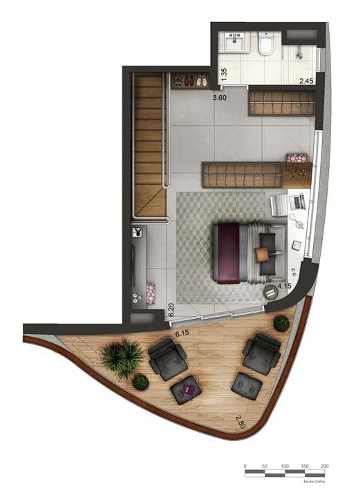 VILA OLIMPIA 47-49m² 1 SUÍTE 1 OU 2 VAGAS