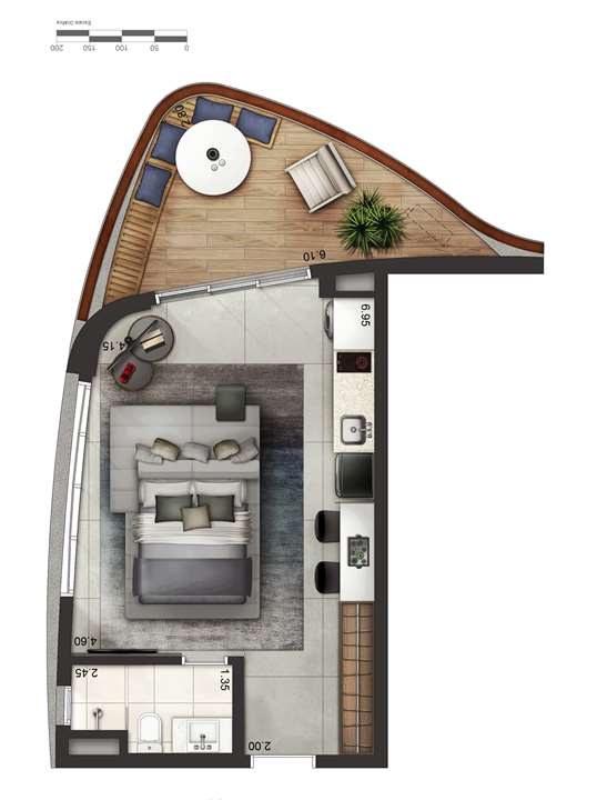 VILA OLIMPIA 47-49m² 1 SUÍTE 1 OU 2 VAGAS