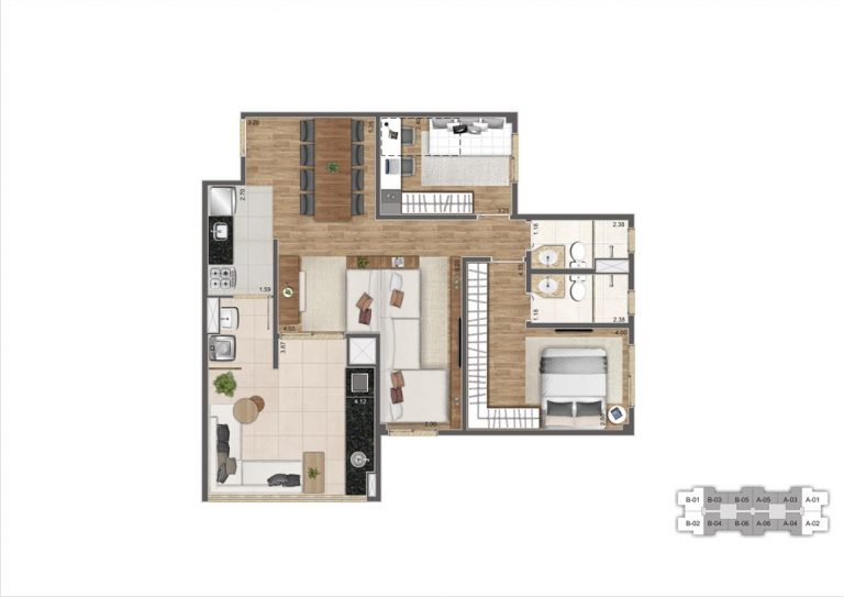 BARRA FUNDA 67-83m² 2 OU 3 DORMS 1 SUÍTE 1 OU 2 VAGAS