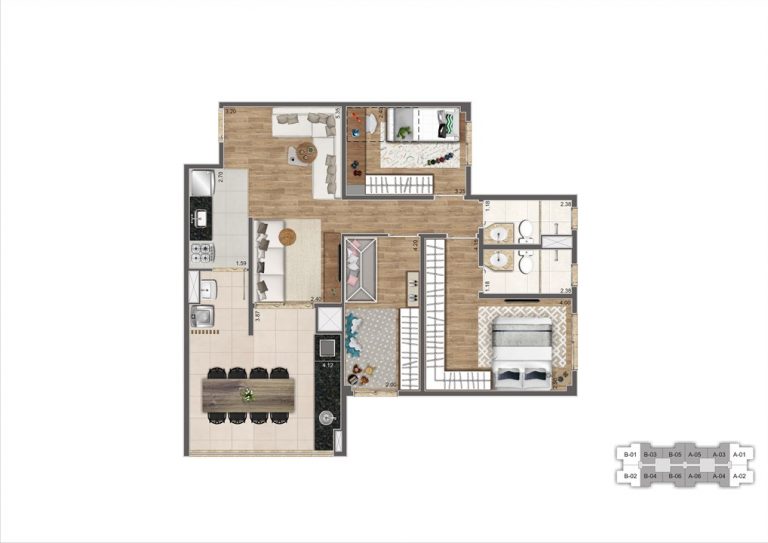 BARRA FUNDA 67-83m² 2 OU 3 DORMS 1 SUÍTE 1 OU 2 VAGAS