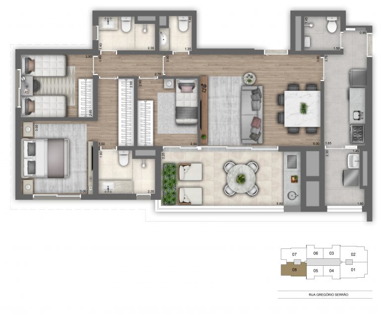 VILA MARIANA 65-131 M² 1 ou 2 VAGAS