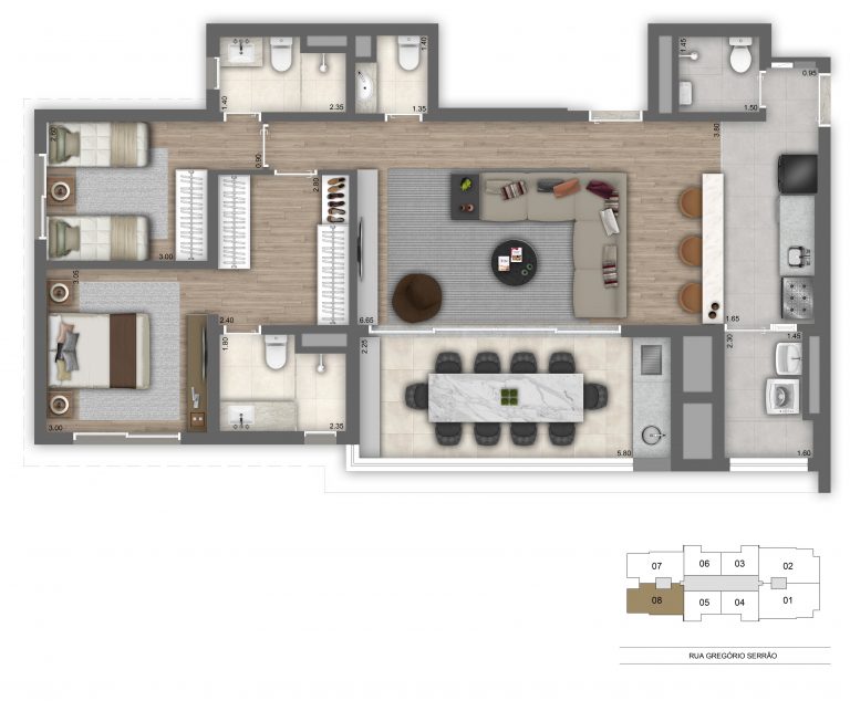 VILA MARIANA 65-131 M² 1 ou 2 VAGAS