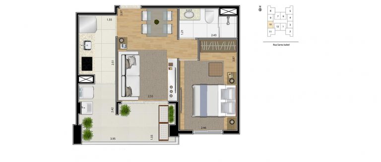 HIGIENÓPOLIS 1 E 2 DORMS 39-96M²