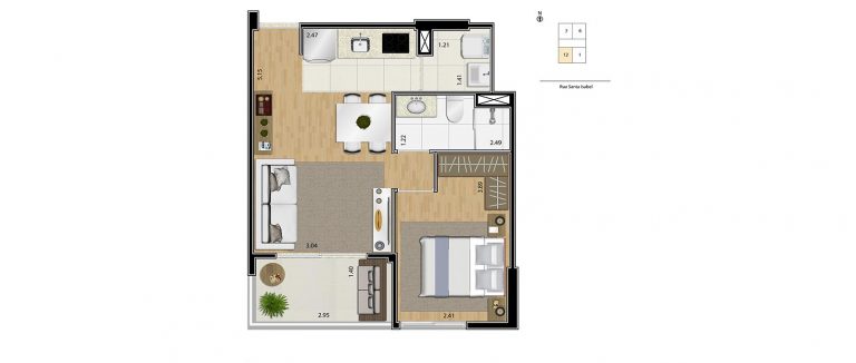 HIGIENÓPOLIS 1 E 2 DORMS 39-96M²