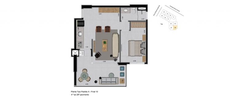 VILA NOVA CONCEIÇÃO 38-52M² STUDIOS E 1 DORM