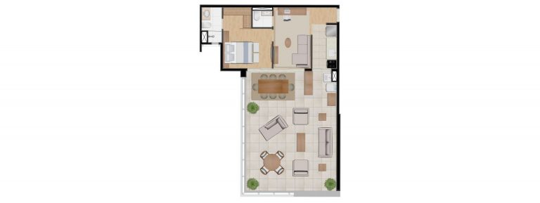 VILA OLIMPIA 1 E 2 Dormitórios 30-121 m²