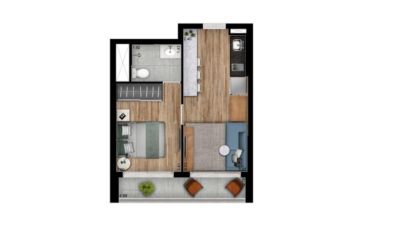 PERDIZES Studio 23M² – 1, 2 e 3 dorms 69-99 M²