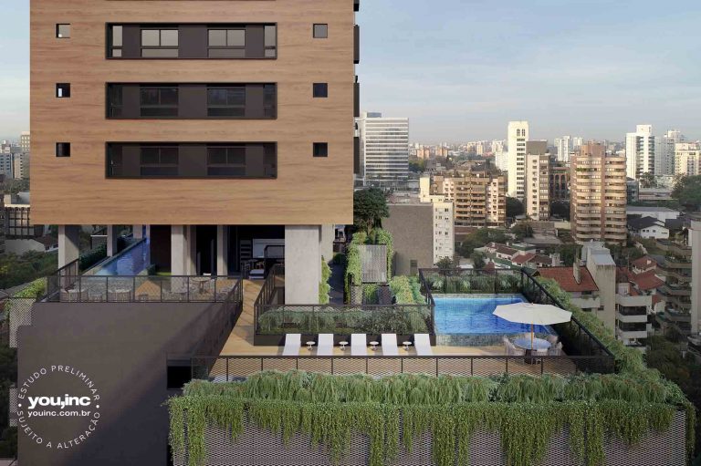 PINHEIROS STUDIOS DE 23M²,  69-96 M², 1, 2 E 3 DORMS.