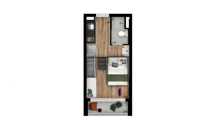 PERDIZES Studio 23M² – 1, 2 e 3 dorms 69-99 M²