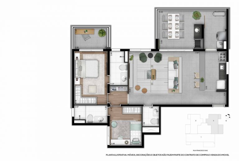 JARDIM DA SAÚDE 95 E 120 M² 1 a 3 suítes 2 vagas de garagem