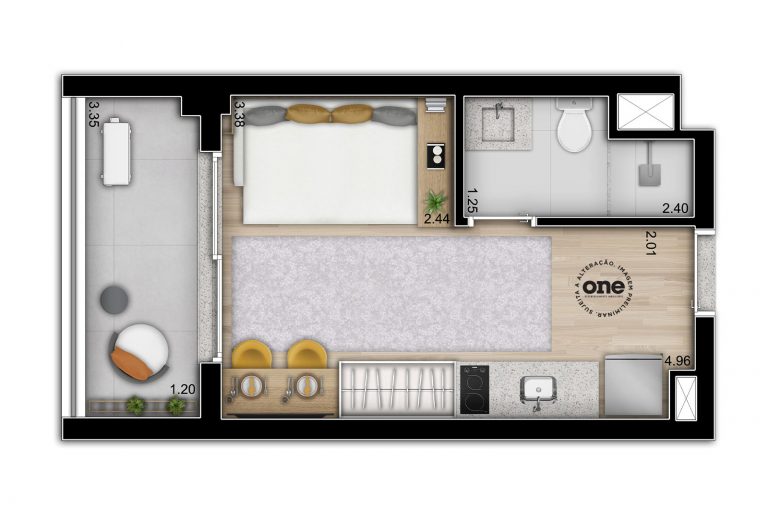 CONSOLAÇAO STUDIO E 1 DORMITÓRIO 24-32M²