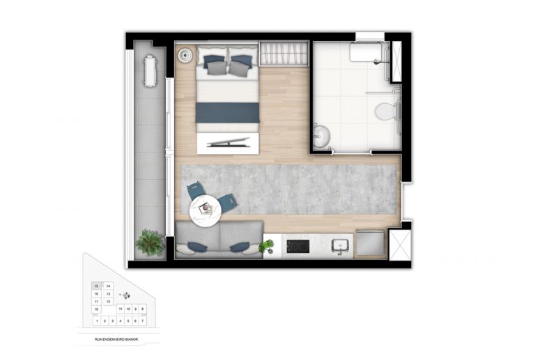 BUTANTÃ STUDIOS DE 26M² E 1 DORM DE 32M²