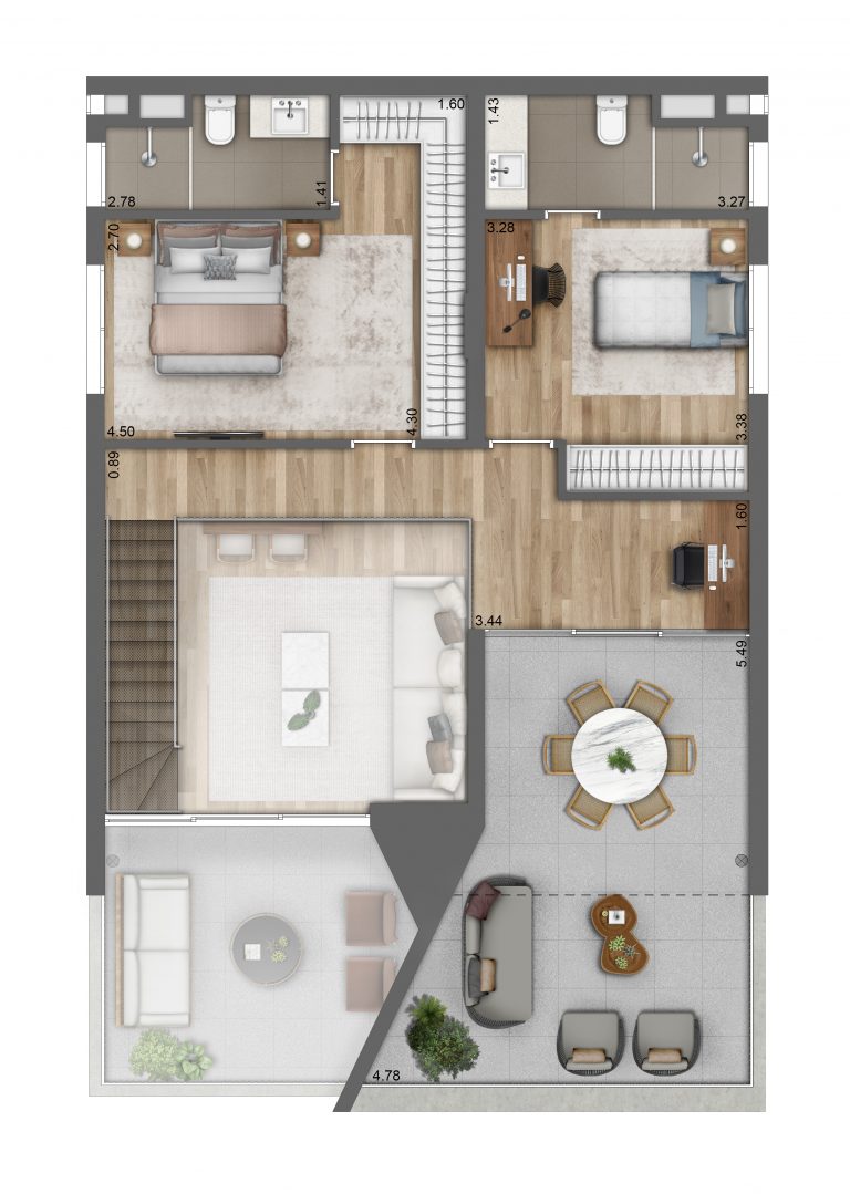 JARDINS  80-94 M²