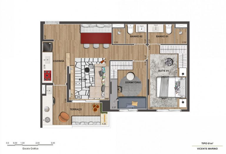 BARRA FUNDA 58-79 M²