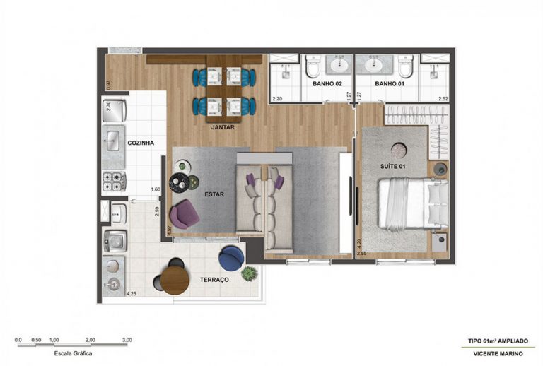 BARRA FUNDA 58-79 M²