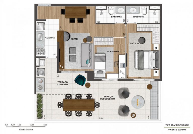 BARRA FUNDA 58-79 M²