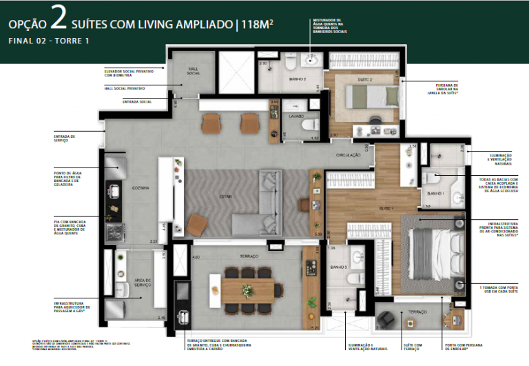 VILA PRUDENTE STUDIOS | 2 E 3 DORMS – 1 SUÍTE | 3 SUÍTES