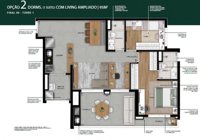 VILA PRUDENTE STUDIOS | 2 E 3 DORMS – 1 SUÍTE | 3 SUÍTES