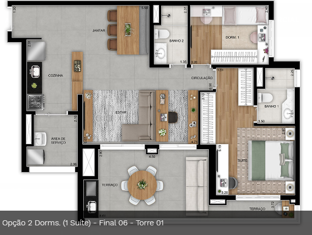 VILA PRUDENTE STUDIOS | 2 E 3 DORMS – 1 SUÍTE | 3 SUÍTES