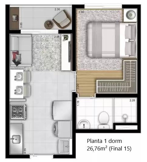 VILA MARIANA 26-32 M²