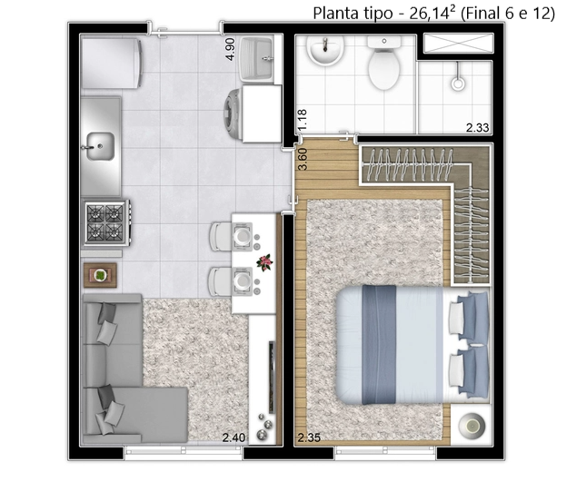 JARDIM MARAJOARA 25-32 M²