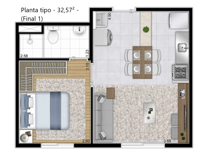 JARDIM MARAJOARA 25-32 M²